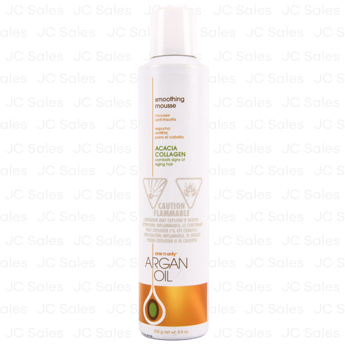 one n only argan oil smoothing mousse 8.8 oz -- 12 per case