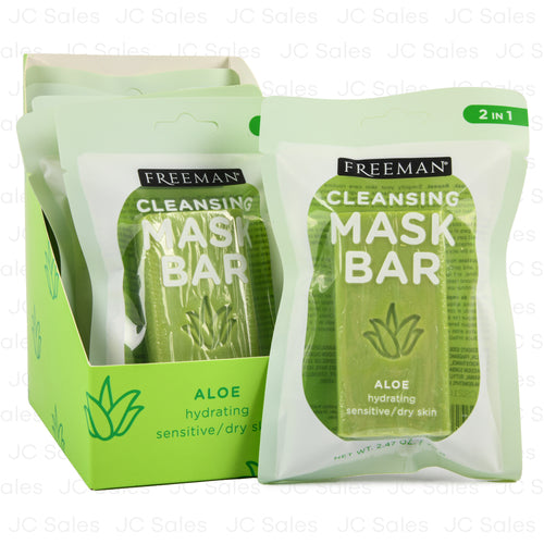 freeman cleansing mask bar aloe -- 24 per case