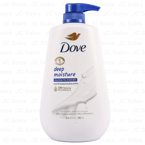 dove body wash deep moisture w pump 30.6 oz -- 3 per case