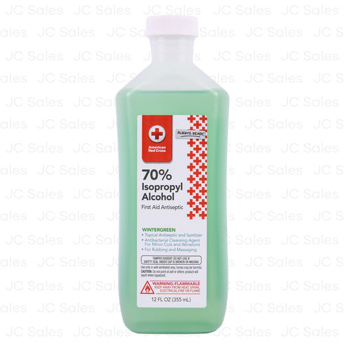 american red cross wintergreen alcohol 70 12 oz -- 12 per case