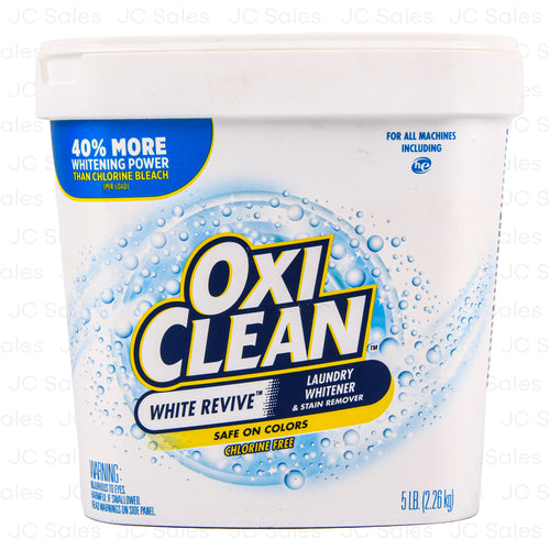 oxi clean white revive stain remover 5 lbs -- 4 per case