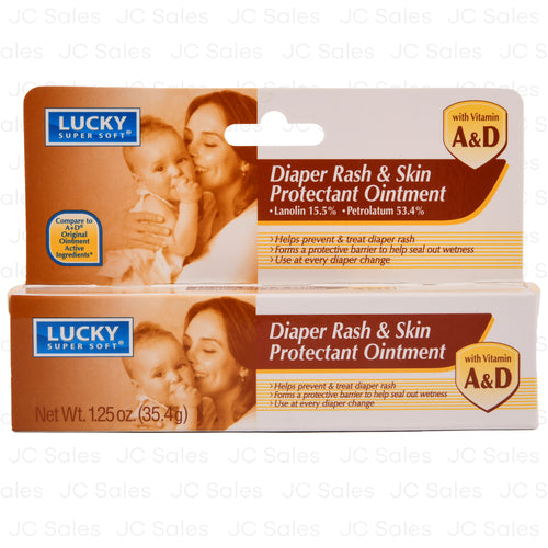lucky diaper rash ointmen 1.25 oz. -- 24 per case