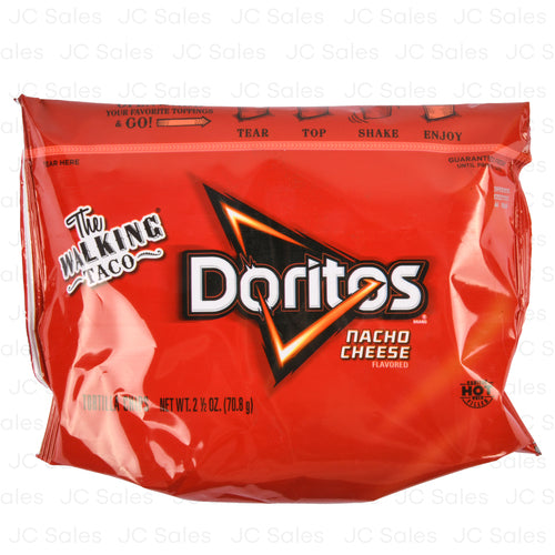 doritos nacho cheese chips the walking taco 2.25-oz -- 18 per case