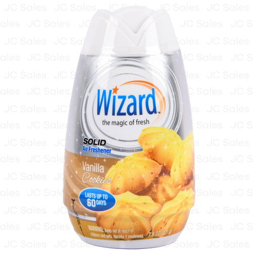 wizard solid freshener vanilla cookie 7.8 oz -- 12 per case