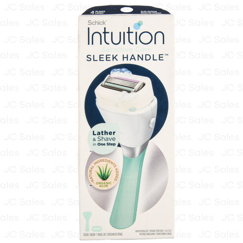 schick intuition sensitive care sleek razor -- 18 per case