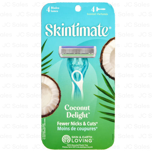 skintimate coconut delight disposable razor -- 21 per case
