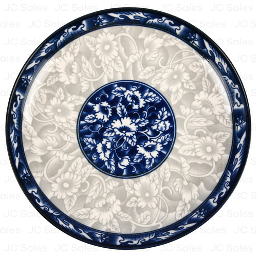 ceramic soup bowl floral blue -- 24 per case