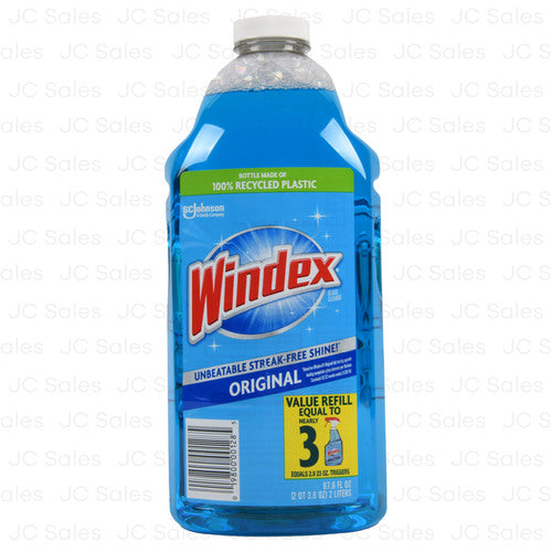 windex glass cleaner original refill 67.6 oz -- 4 per case