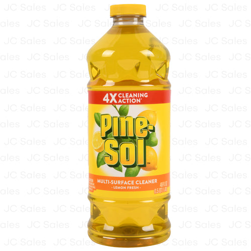 pine-sol liquid cleaner lemon fresh 48 oz -- 6 per case