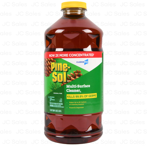 pine-sol liquid cleaner original pine 2.5 qt 80 oz -- 3 per case