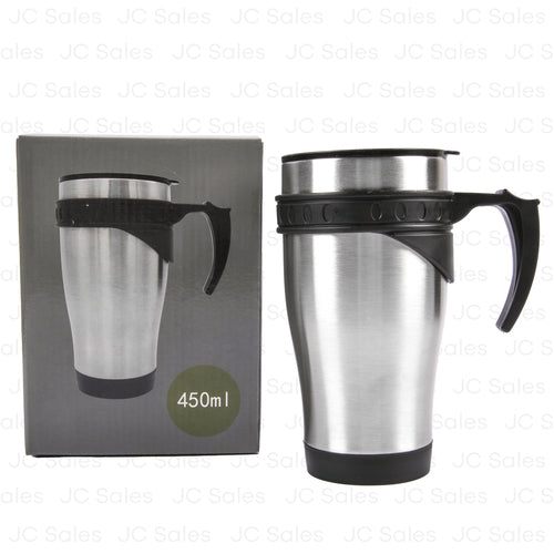 stainless steel coffee mug 450 ml -- 24 per case