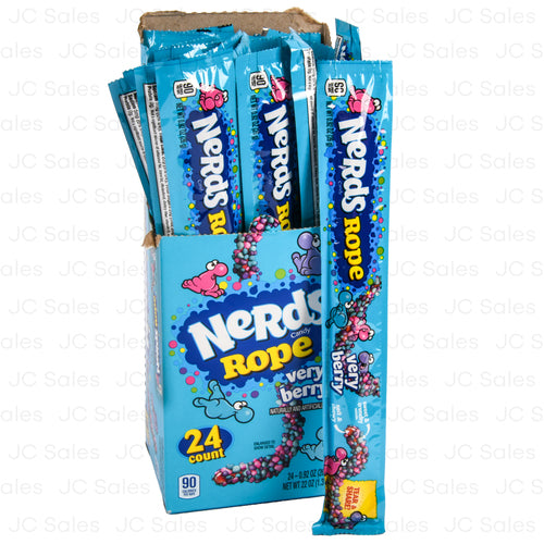 nerds rope candy very berry .92 oz -- 24 per box