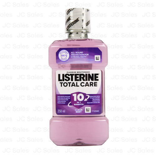 listerine mouthwash total care 250 ml -- 12 per case