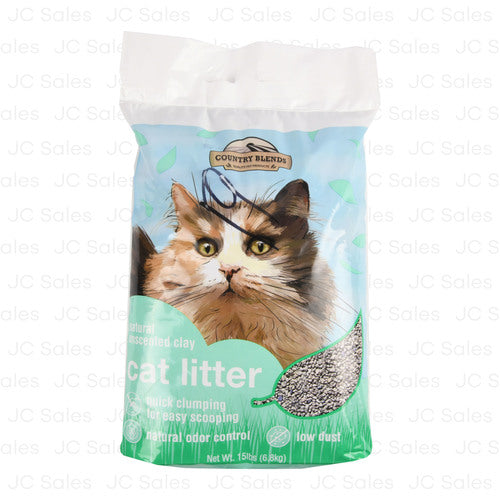 country blends clumping cat litter 15 lb -- 1 per case