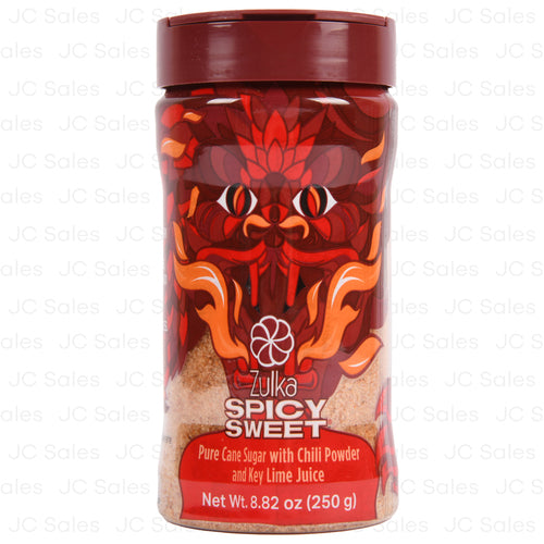 zulka spicy sweet cane sugar shaker 8.8 oz -- 12 per case
