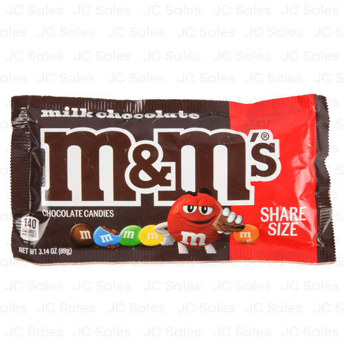 m m s milk chocolate candy share size 3.14 oz -- 24 per box
