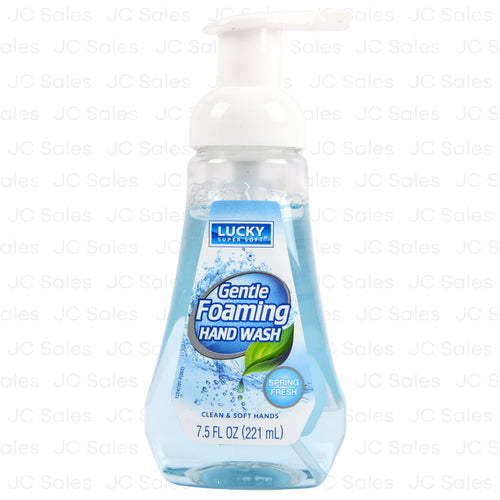 lucky foaming hand wash spring fresh 7.5 oz -- 12 per case