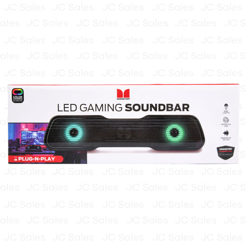 light up led pc gamming soundbar speaker -- 4 per box
