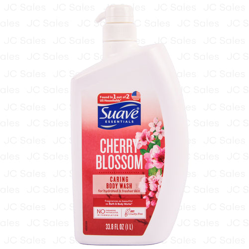 suave body wash cherry blossom 33.8 oz -- 12 per case