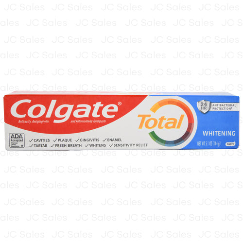 colgate total toothpaste whitening paste 5.1 oz -- 24 per case