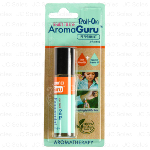 aroma guru essential oil peppermint 8 ml -- 18 per case