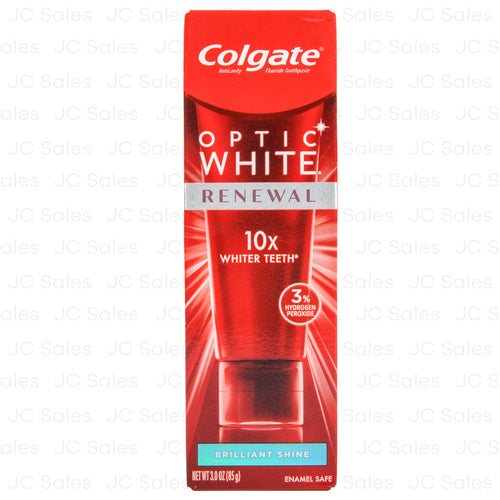 colgate optic white toothpaste brilliant shine 3 oz -- 24 per case