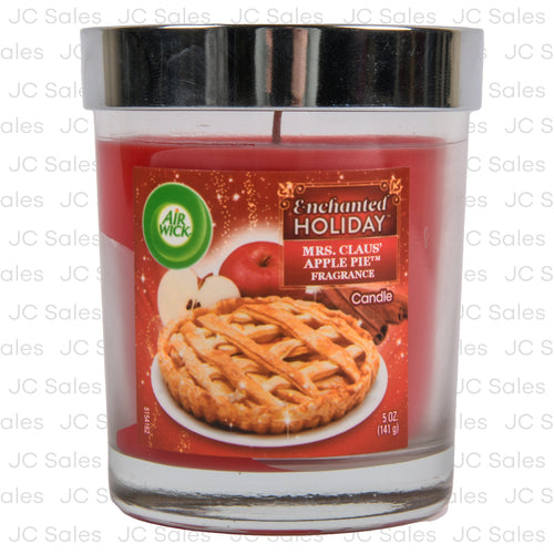 airwick candle holiday mrs.claus apple pie 5 oz -- 4 per case