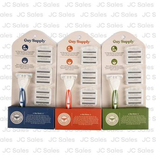 guysupply blade w soap strip asst -- 12 per box