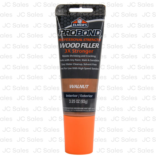 elmers wood filler color walnut 3.25 oz -- 6 per case