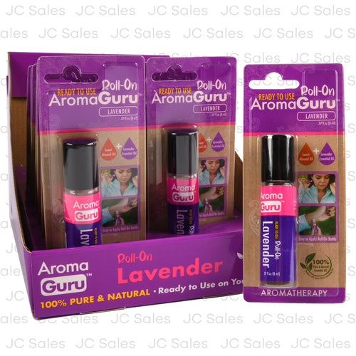 aroma guru essential oil lavender pdq 8 ml -- 18 per case