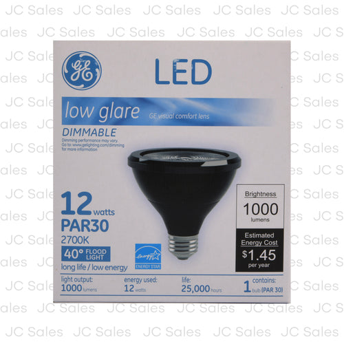 ge led low glare flood light bulb 12 watts 1 pc -- 6 per case