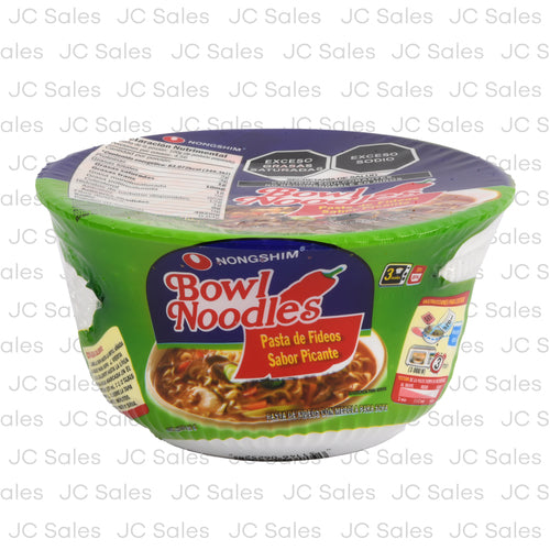 nongshim bowl noodle 3.03 oz hot spicy -- 12 per case