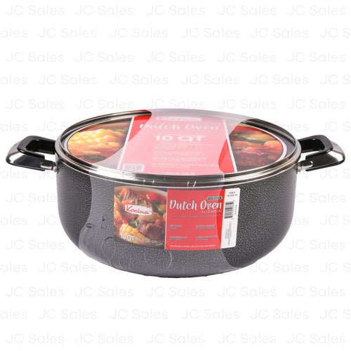 kocina pot non-stick dutch oven w lid 10 qt -- 6 per case