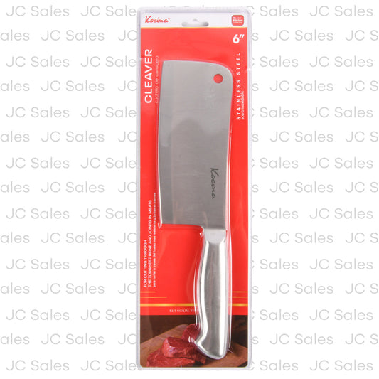 kocina stainsteel cleaver knife 6.6 blade 16.8 cm -- 48 per case