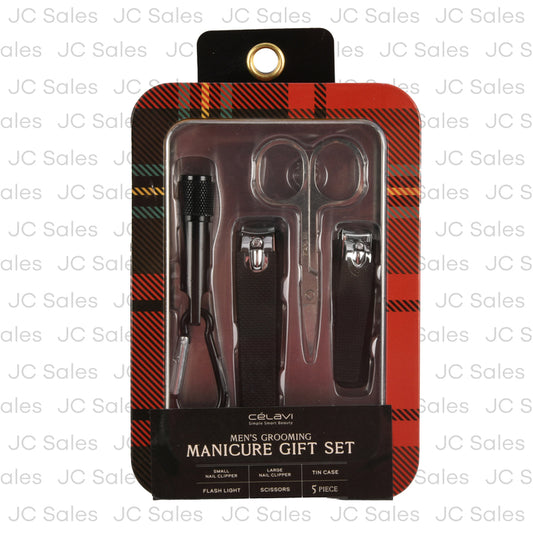 men s grooming manicure gift set 5 pc -- 12 per box