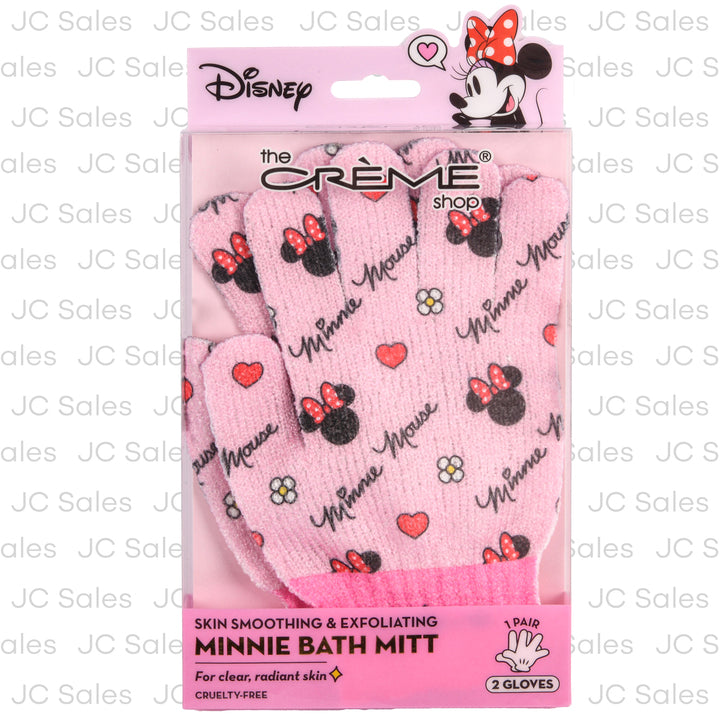 disney minnie bath glove 2pc set -- 6 per box