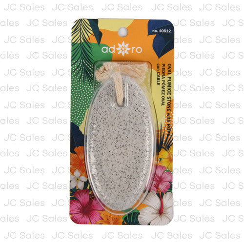 adoro oval pumice stone w rope -- 12 per box