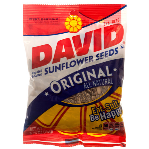 david sunflower seeds original - 5.25oz -- 12 per case