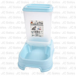 plastic pet bowl w rect dispenser -- 24 per case