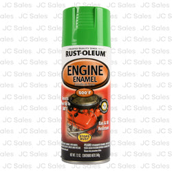 rustoleum engine enamel grabber aerosol green 12 oz -- 6 per case