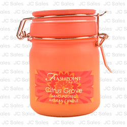 hinged jar candle orange citrus 4 oz -- 6 per case