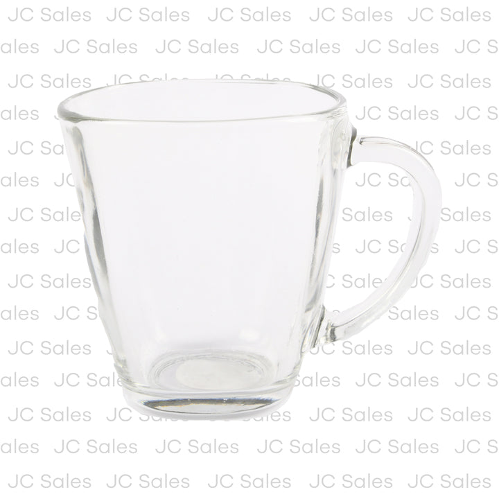 glass square mug clear 14 oz -- 12 per case
