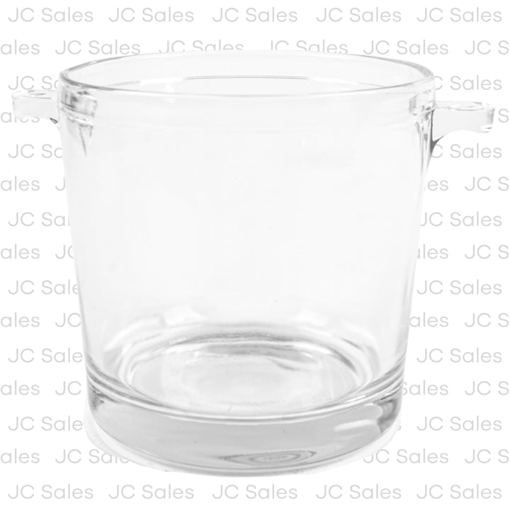 glass ice bucket clear 34.5 oz -- 12 per case