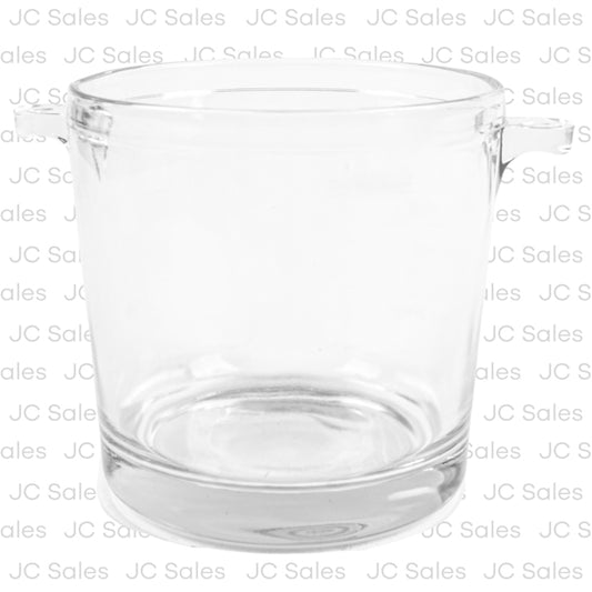 glass ice bucket clear 34.5 oz -- 12 per case