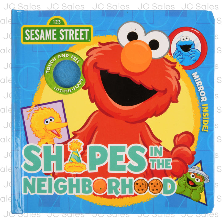 sesame street board book shapes neighborhood 10 pg -- 24 per case