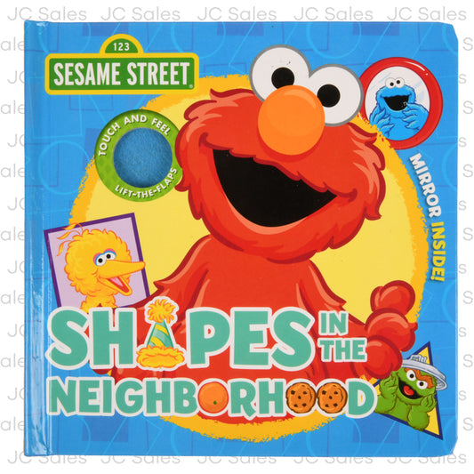 sesame street board book shapes neighborhood 10 pg -- 24 per case