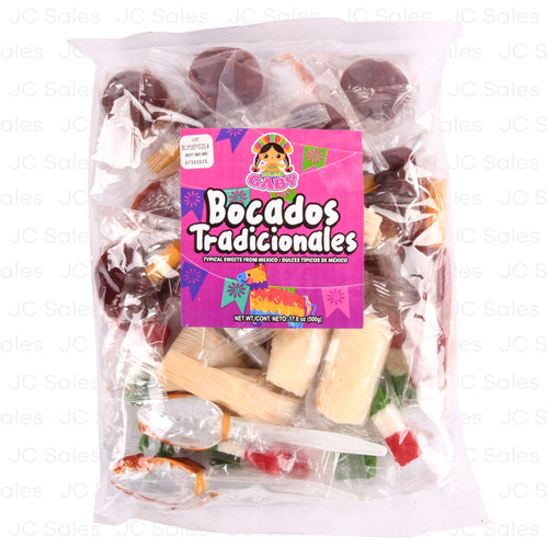 dulces gaby bocados tradicionales candies 17.6-oz -- 15 per case