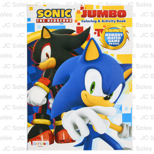 sonic coloring book disp box -- 24 per case