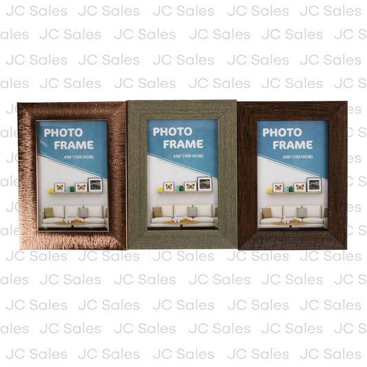photo frame wooden asst color 4x6 in -- 24 per case