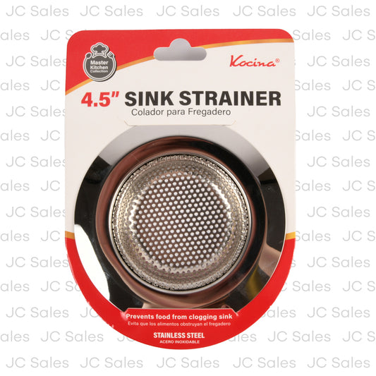 kocina sink strainer stainless steel 4.5 -- 12 per box